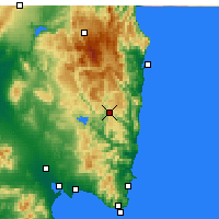 Nearby Forecast Locations - Perdasdefogu - Mapa