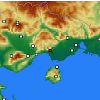 Nearby Forecast Locations - Cavala - Mapa