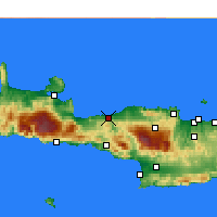 Nearby Forecast Locations - Retimno - Mapa