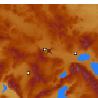 Nearby Forecast Locations - Afyonkarahisar - Mapa