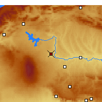 Nearby Forecast Locations - Diarbaquir - Mapa