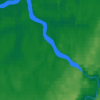 Nearby Forecast Locations - Khatanga - Mapa