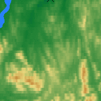 Nearby Forecast Locations - Padun - Mapa