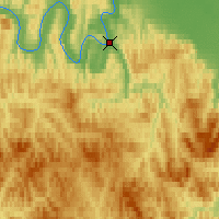 Nearby Forecast Locations - Ust-Srednekan - Mapa