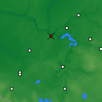 Nearby Forecast Locations - Caunas - Mapa