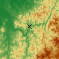 Nearby Forecast Locations - Gvasjugi - Mapa