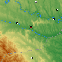 Nearby Forecast Locations - Tchernivtsi - Mapa
