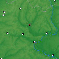 Nearby Forecast Locations - Carcóvia - Mapa
