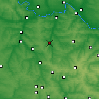 Nearby Forecast Locations - Bakhmut - Mapa