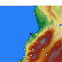 Nearby Forecast Locations - Trípoli - Mapa
