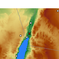Nearby Forecast Locations - Aqaba - Mapa