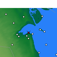 Nearby Forecast Locations - Kuwait - Mapa