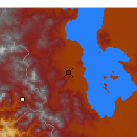 Nearby Forecast Locations - Úrmia - Mapa