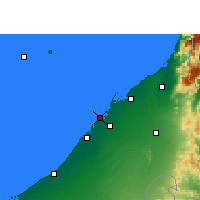 Nearby Forecast Locations - Ajmã - Mapa