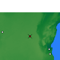 Nearby Forecast Locations - Yaaloni - Mapa