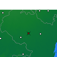 Nearby Forecast Locations - Saidpur Airport - Mapa