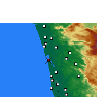 Nearby Forecast Locations - Cochim - Mapa