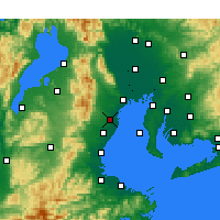 Nearby Forecast Locations - Yokkaichi - Mapa