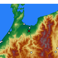 Nearby Forecast Locations - Toyama Aeroporto - Mapa