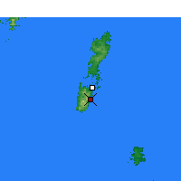 Nearby Forecast Locations - Tsushima - Mapa