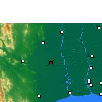 Nearby Forecast Locations - Nakhon Pathom - Mapa