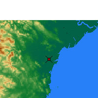 Nearby Forecast Locations - Thanh Hóa - Mapa