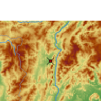 Nearby Forecast Locations - Sainyabuli - Mapa