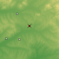 Nearby Forecast Locations - Bei'an - Mapa