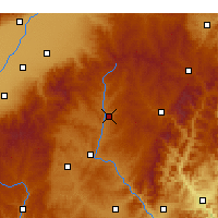 Nearby Forecast Locations - Yushe - Mapa
