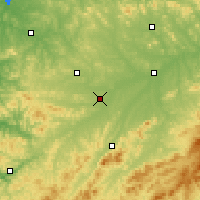 Nearby Forecast Locations - Meihekou - Mapa