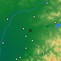 Nearby Forecast Locations - Cheniangue - Mapa