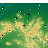 Nearby Forecast Locations - Boshan - Mapa