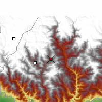 Nearby Forecast Locations - Thimbu - Mapa
