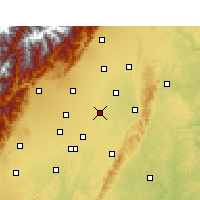Nearby Forecast Locations - Xindu - Mapa