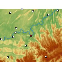 Nearby Forecast Locations - Hejiang - Mapa