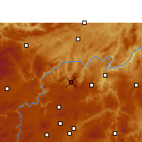 Nearby Forecast Locations - Xifeng/GZH - Mapa