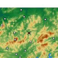 Nearby Forecast Locations - Qingde - Mapa