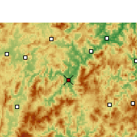Nearby Forecast Locations - Yong’an - Mapa