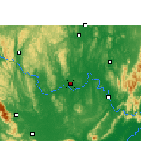 Nearby Forecast Locations - Laibin - Mapa