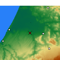 Nearby Forecast Locations - Sidi Slimane - Mapa