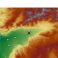 Nearby Forecast Locations - Tarudante - Mapa