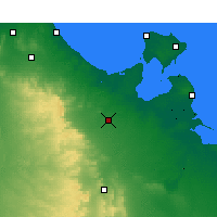 Nearby Forecast Locations - Médenine - Mapa