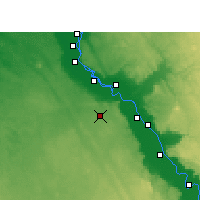 Nearby Forecast Locations - Assiute - Mapa