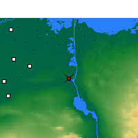 Nearby Forecast Locations - Ismaília - Mapa