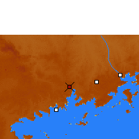 Nearby Forecast Locations - Campala - Mapa