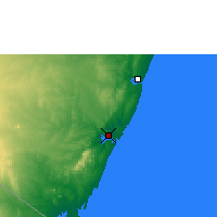 Nearby Forecast Locations - Mombaça - Mapa