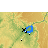 Nearby Forecast Locations - Brazavile - Mapa