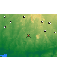 Nearby Forecast Locations - Ondô - Mapa