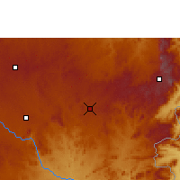 Nearby Forecast Locations - Rusape - Mapa