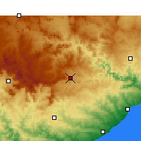 Nearby Forecast Locations - Döhne - Mapa